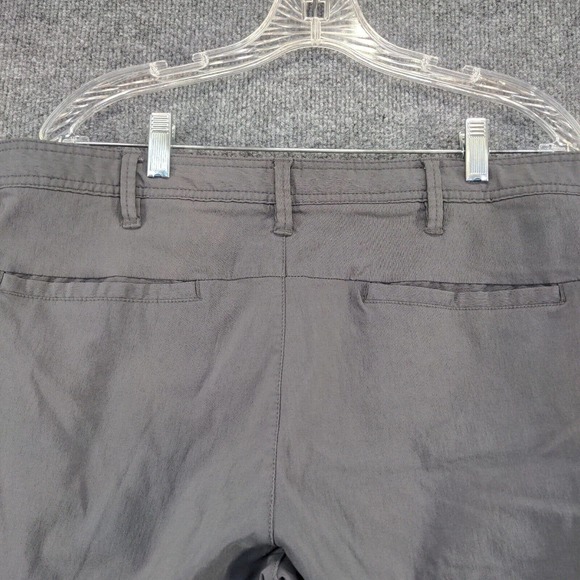 English Laundry Mens Chino Shorts Gray Size 38W Zipped Pockets Rayon Blend - Picture 8 of 12